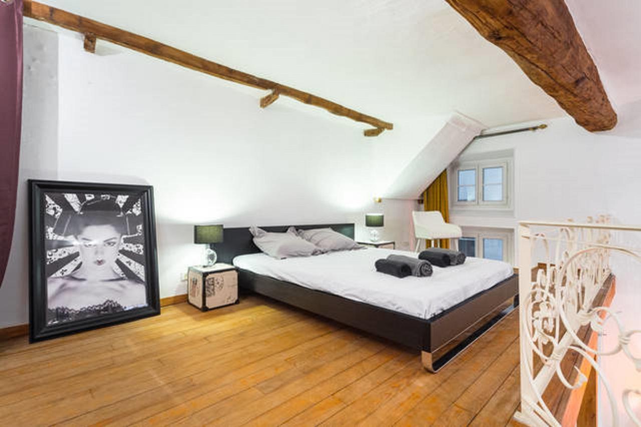 Le Prefecture - Luxueux F3 En Duplex, Ascenseur, Coeur Vieux-Nice Apartment Exterior foto